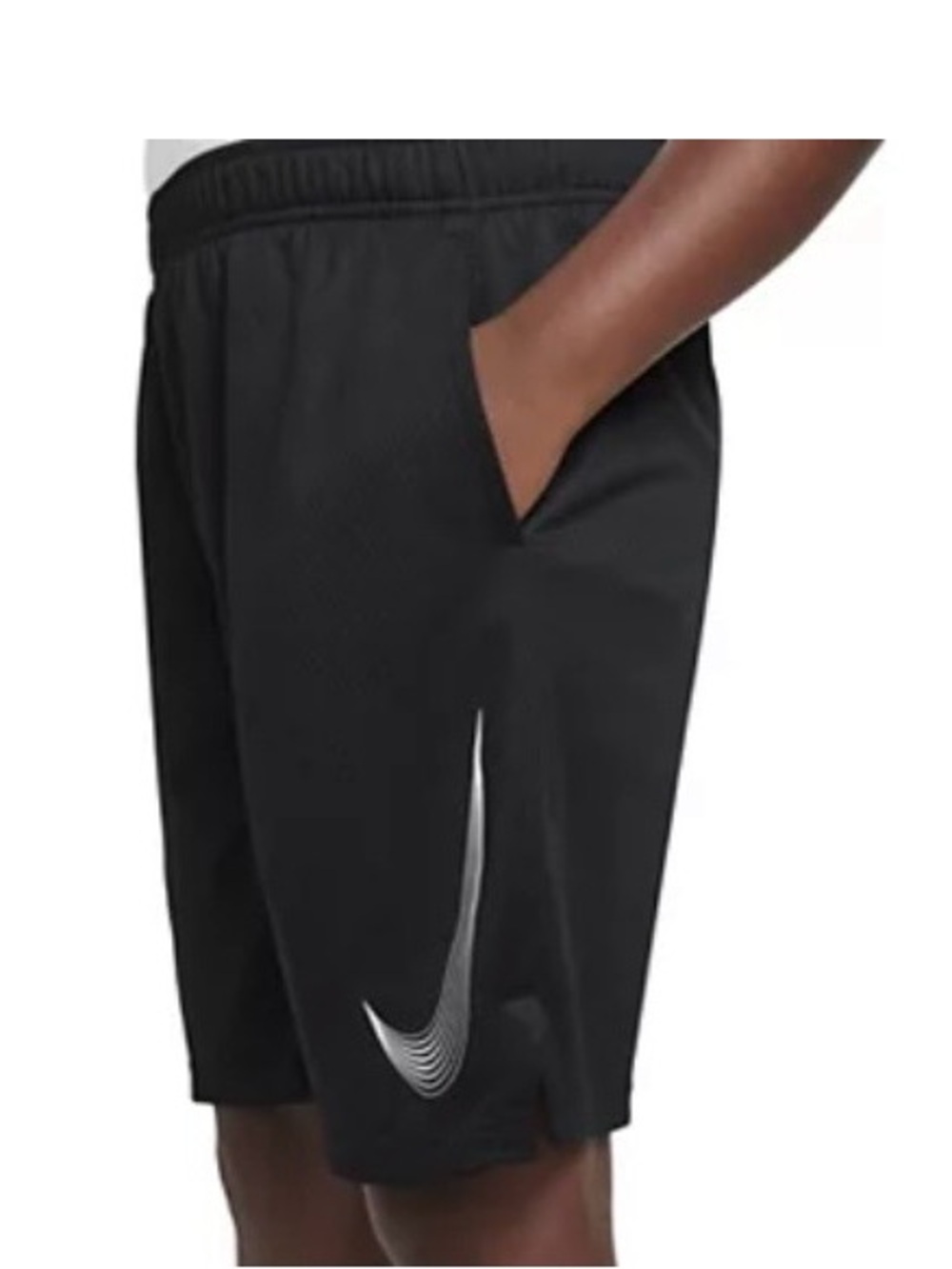 Nike Dri-FIT Boys XL Shorts - Logo Black Lightweight Performance Shorts - NWT